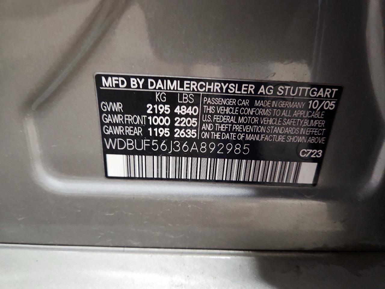 2006 MERCEDES-BENZ E 350 photo 34
