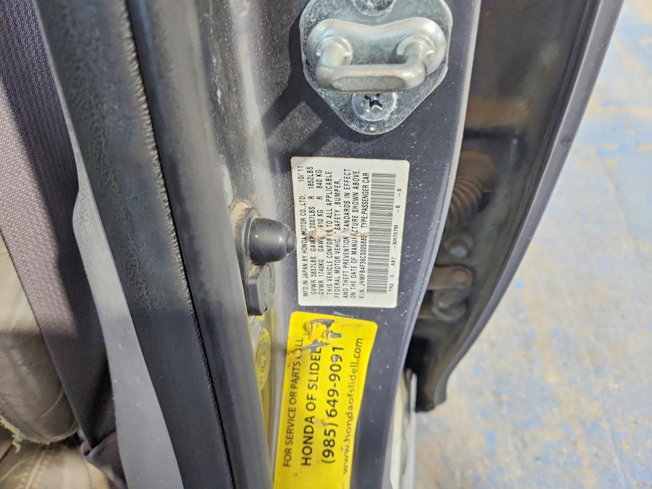 2012 HONDA CIVIC HYBRID L photo 23
