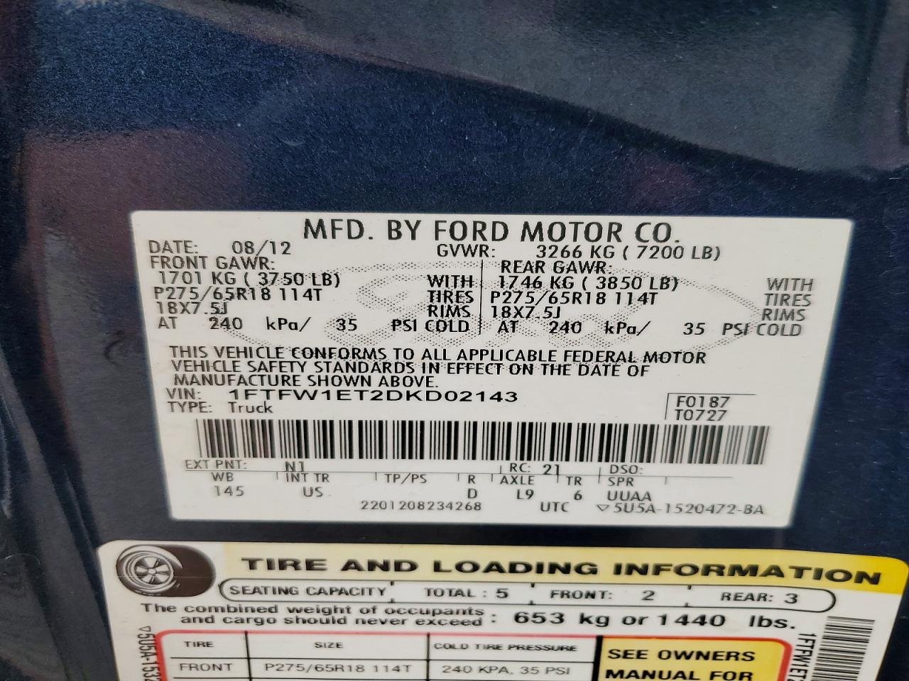 2013 FORD F150 SUPERCREW photo 25