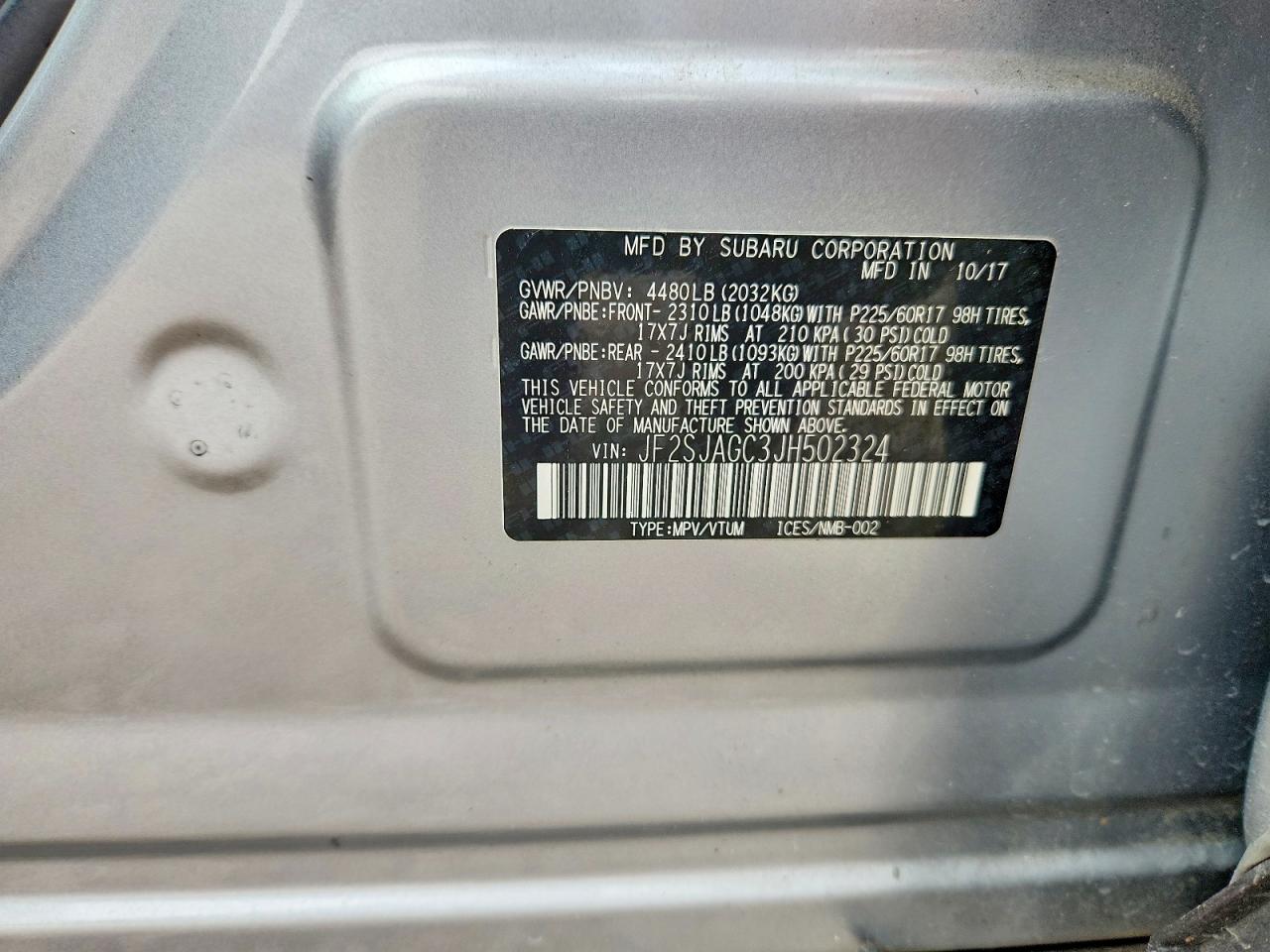 2018 SUBARU FORESTER 2.5I PREMIUM photo 25