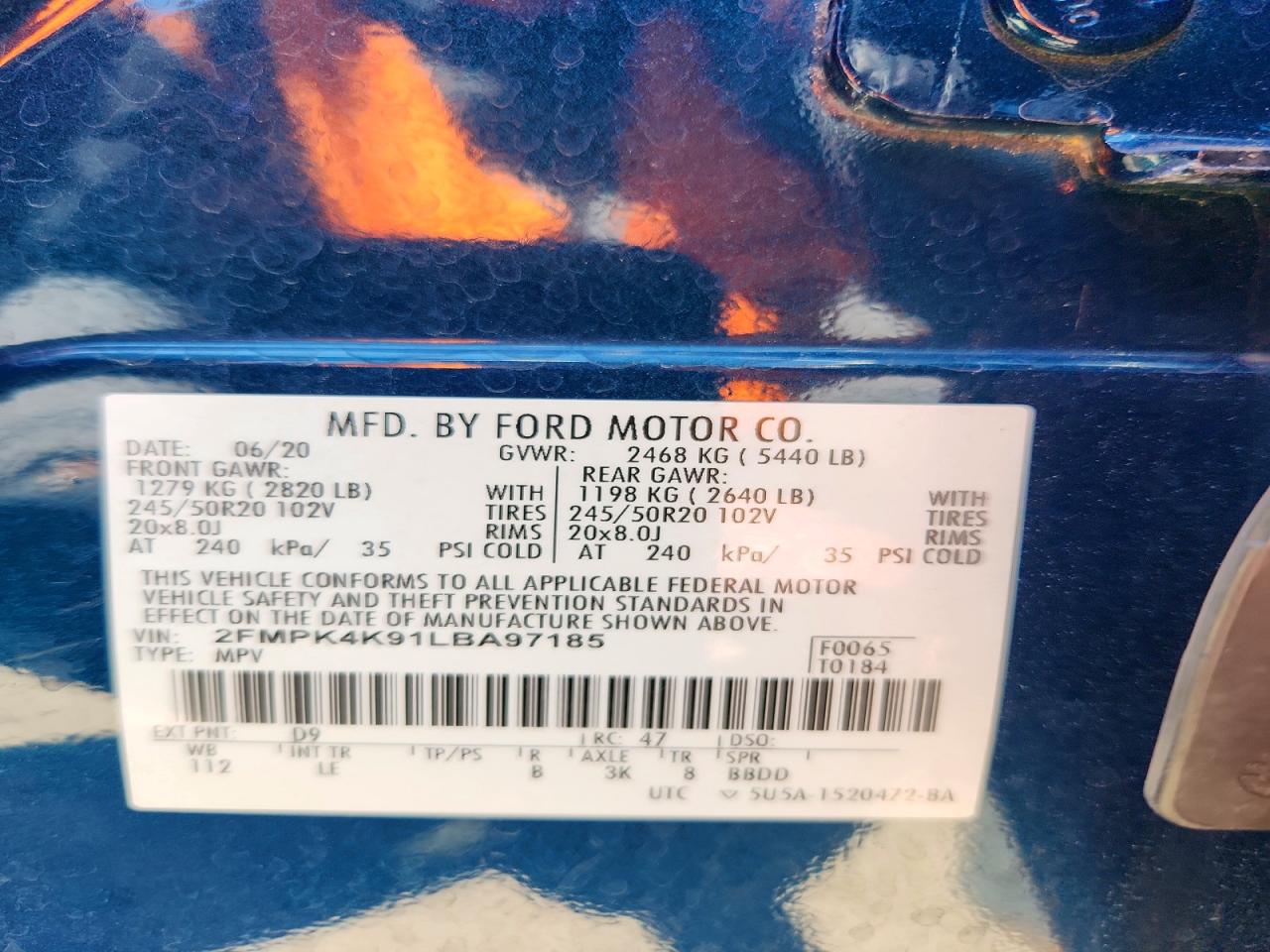 2020 FORD EDGE TITANIUM photo 27