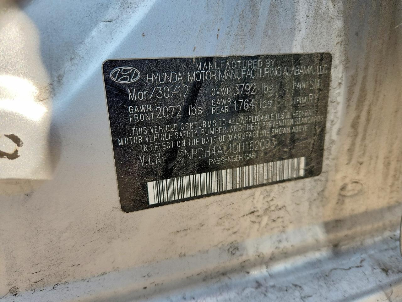 2013 HYUNDAI ELANTRA LIMITED photo 37