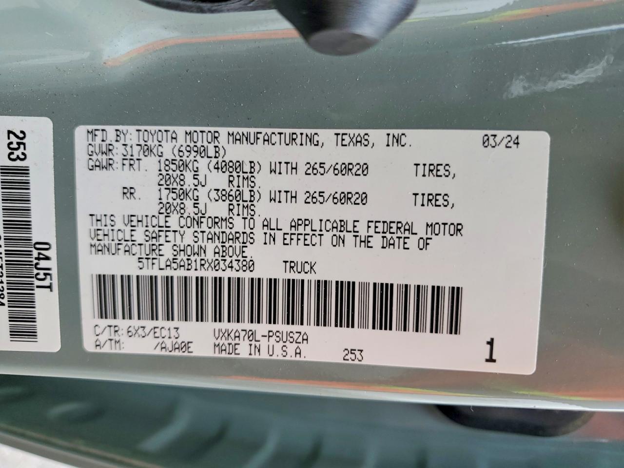 2024 TOYOTA TUNDRA SR5 photo 25