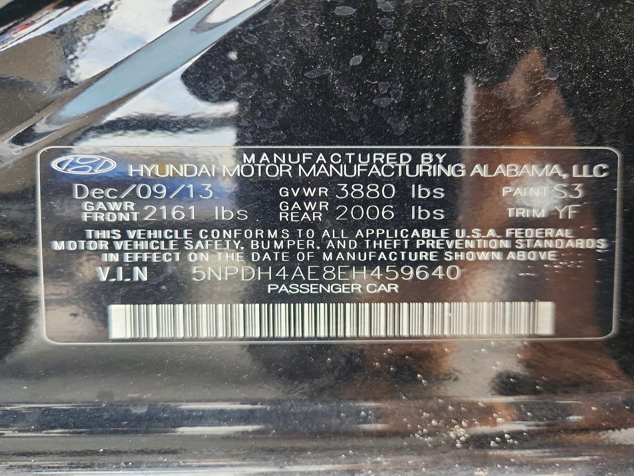 2014 HYUNDAI ELANTRA LIMITED photo 37