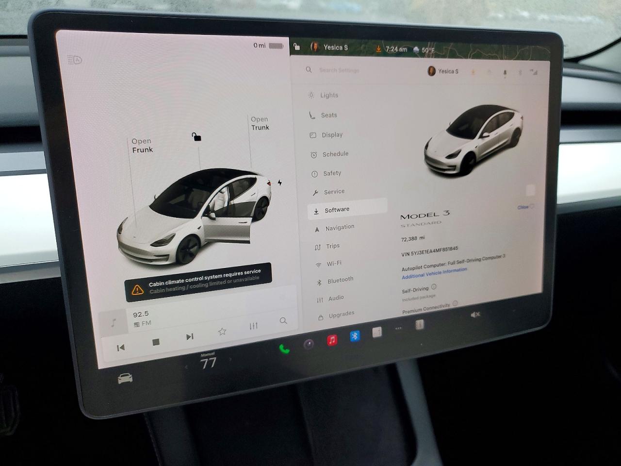 2021 TESLA MODEL 3 photo 9