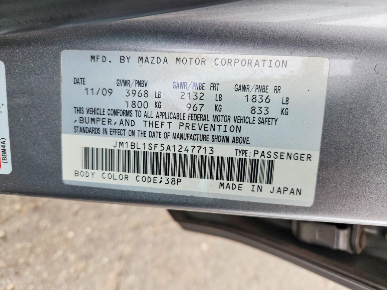 2010 MAZDA 3 I photo 23