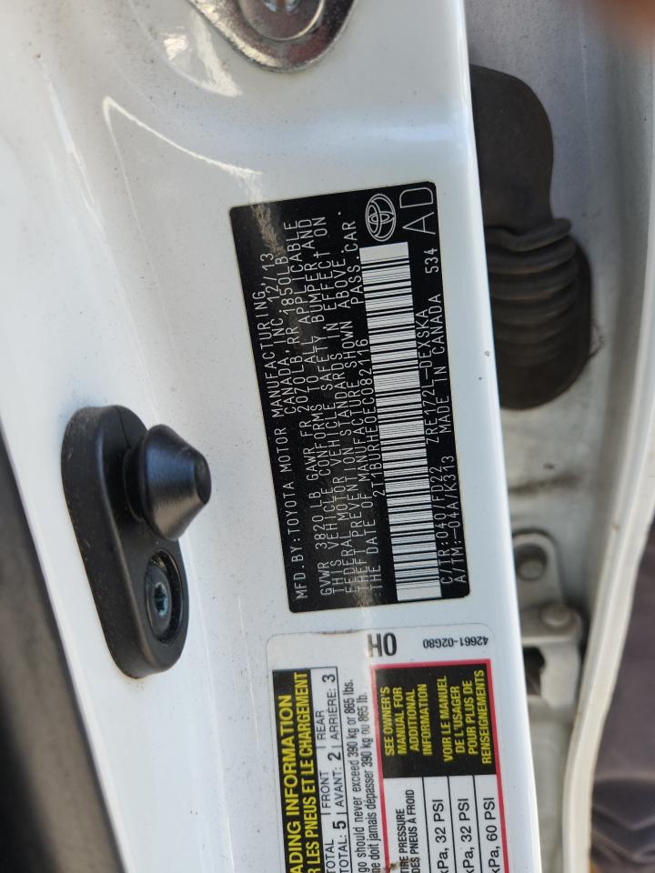 2014 TOYOTA COROLLA S PLUS photo 34
