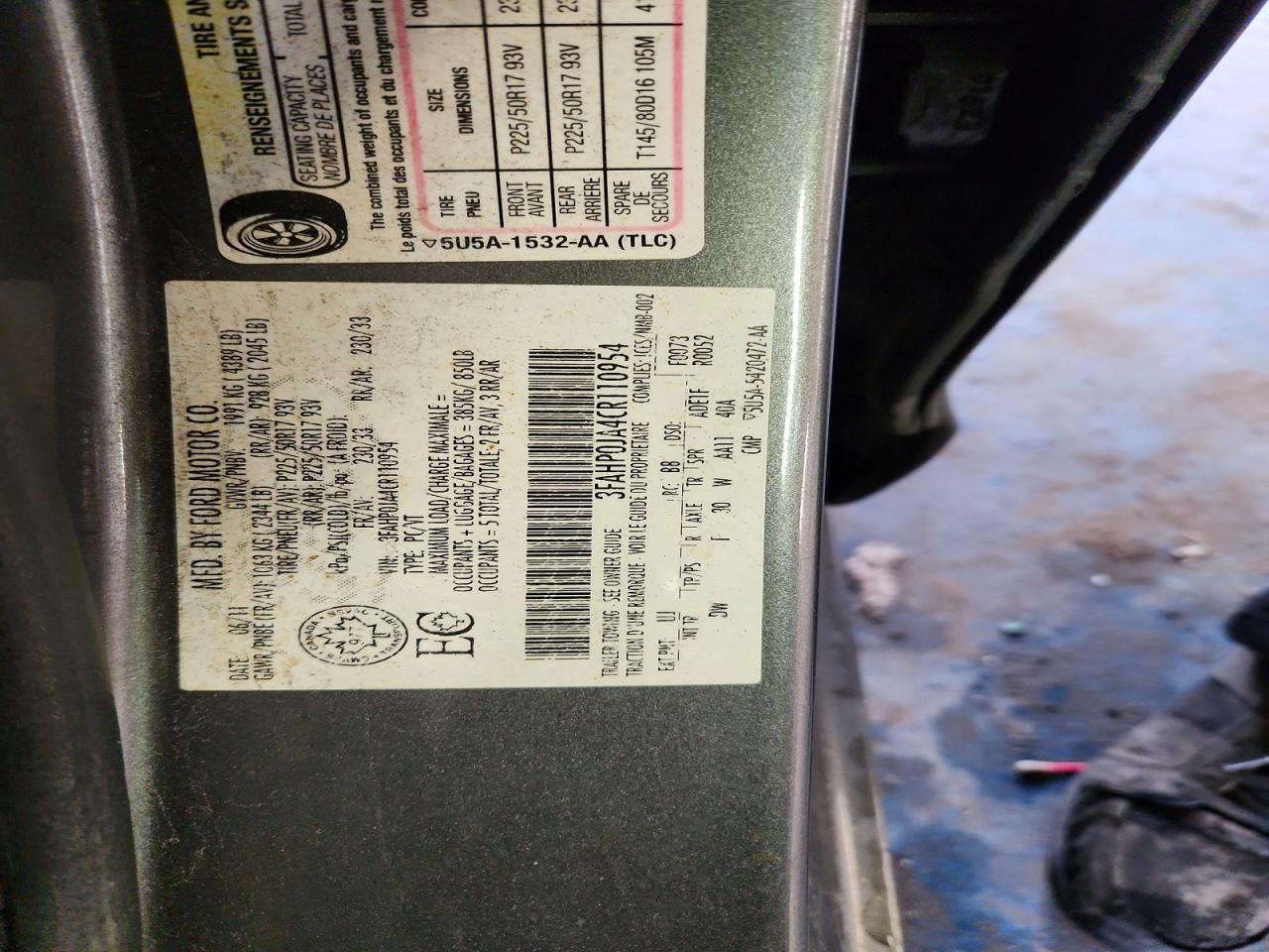 2012 FORD FUSION SEL photo 13