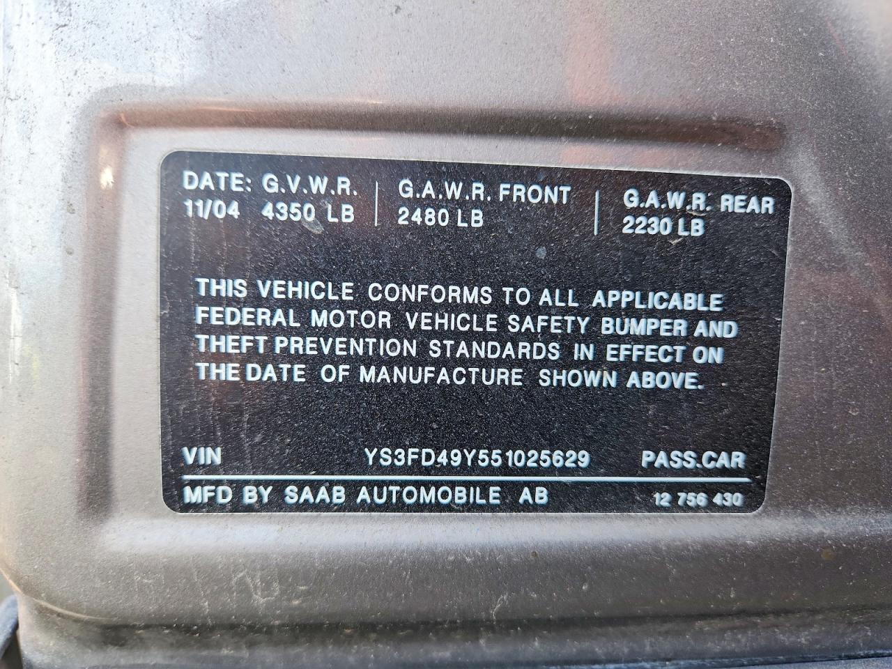 2005 SAAB 9-3 ARC photo 23