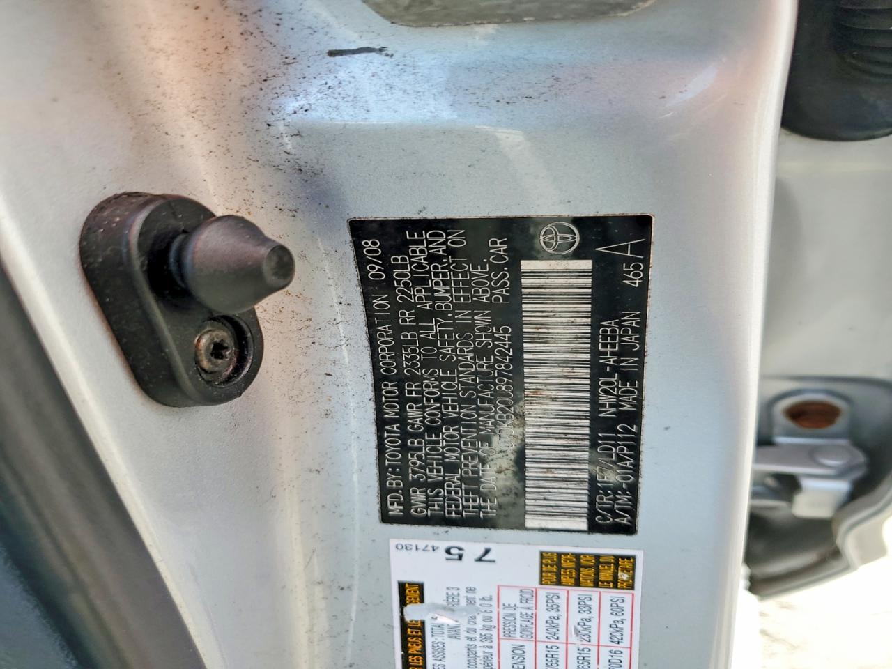2009 TOYOTA PRIUS BASE photo 34