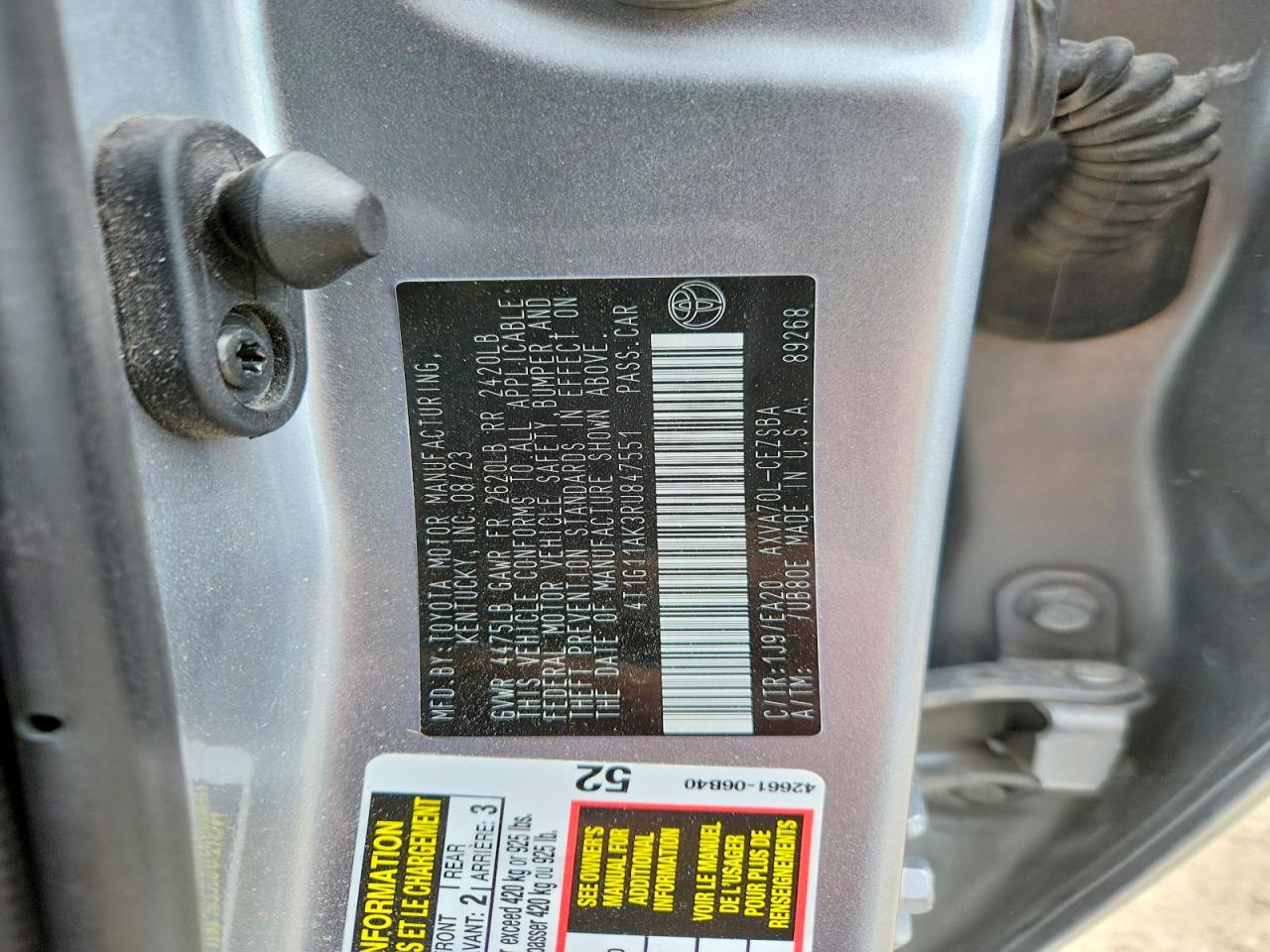 2024 TOYOTA CAMRY SE photo 23