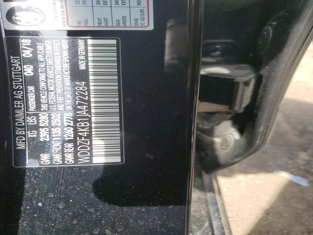 2018 MERCEDES-BENZ E 300 4MATIC photo 12