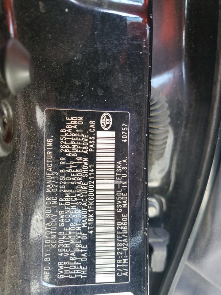 2013 TOYOTA CAMRY SE V6 photo 23