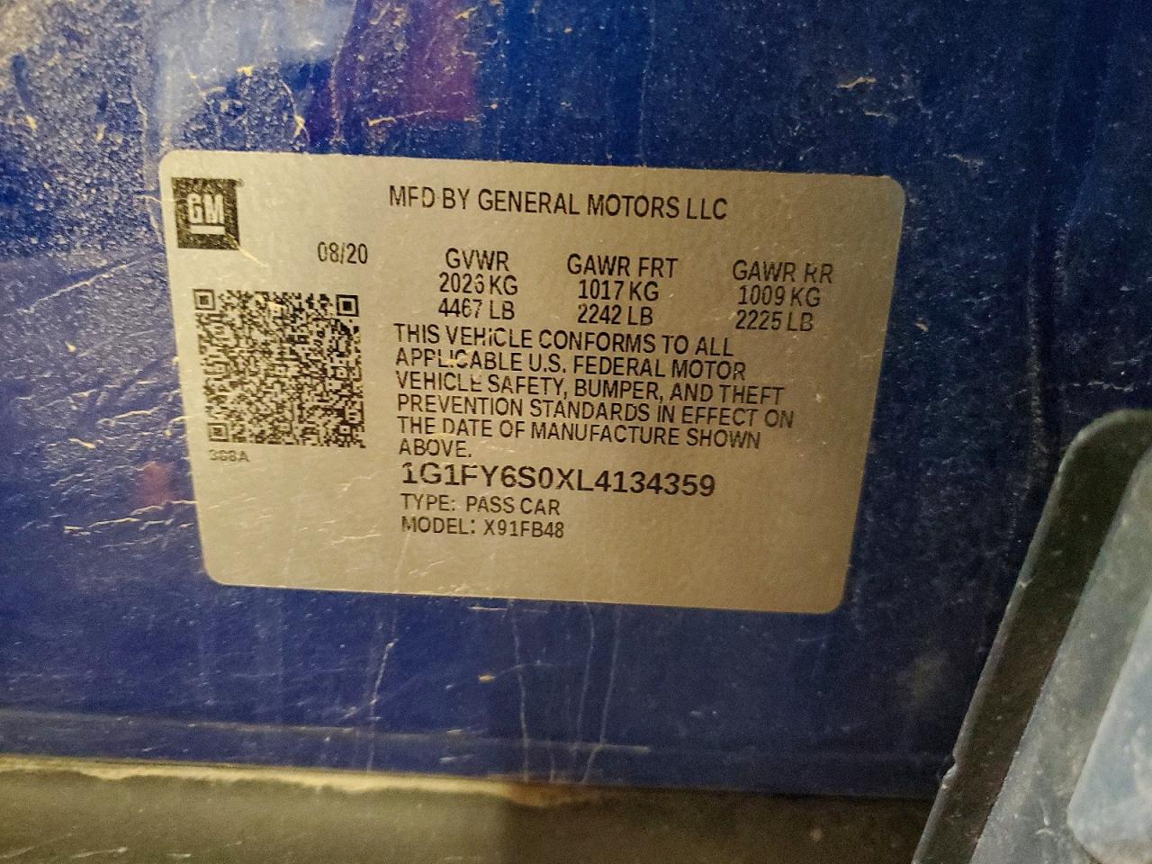 2020 CHEVROLET BOLT EV LT photo 34