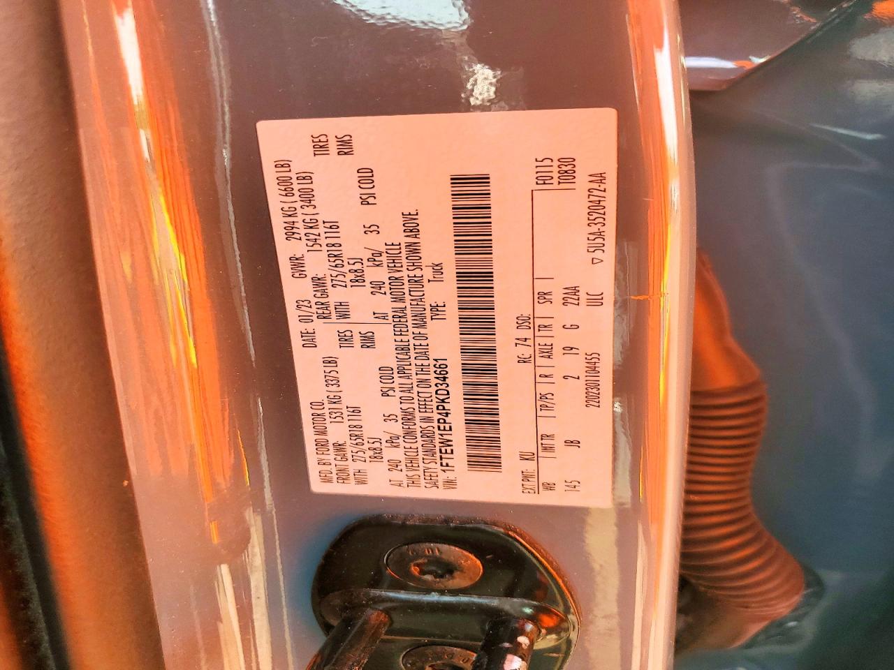 2023 FORD F150 SUPERCREW photo 23