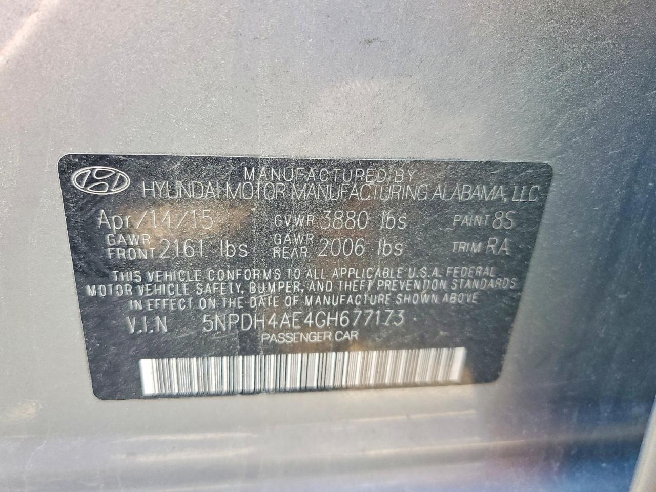 2016 HYUNDAI ELANTRA LIMITED photo 34