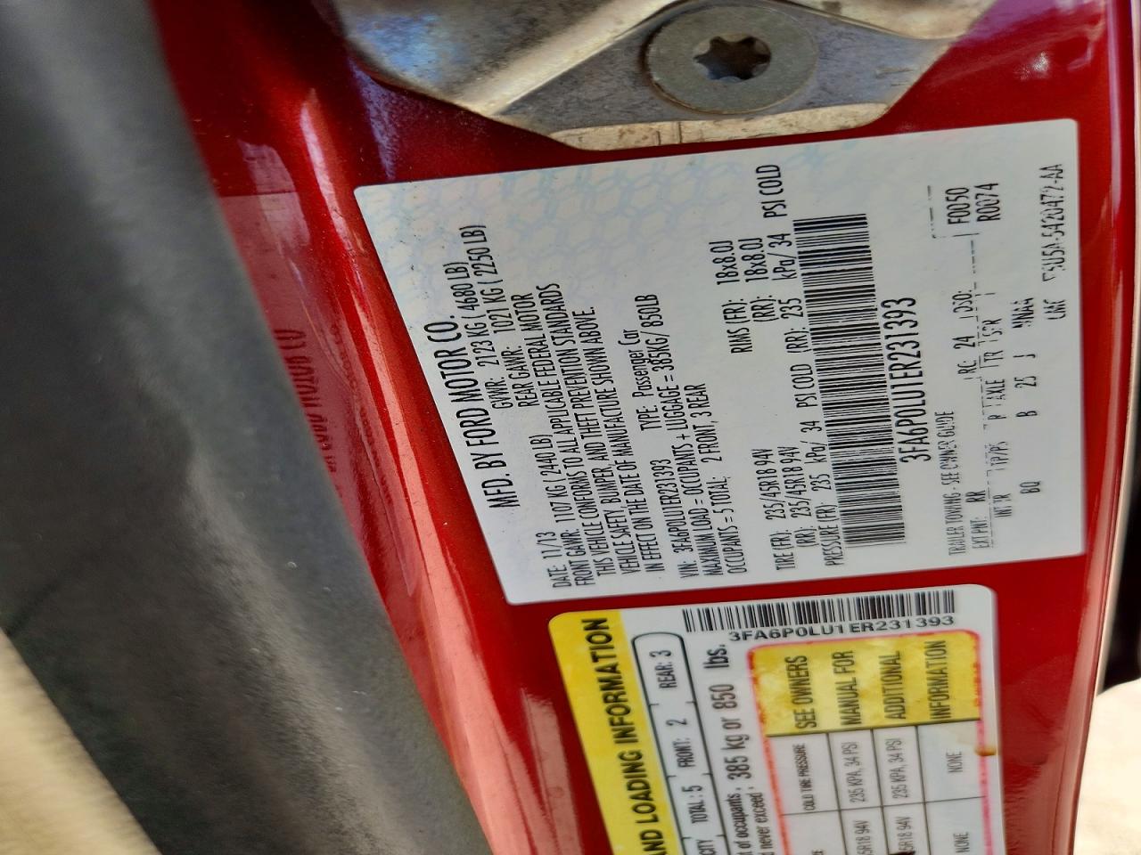 2014 FORD FUSION SE HYBRID photo 12