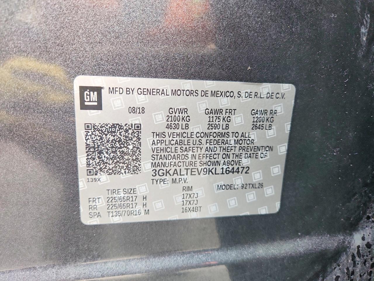 2019 GMC TERRAIN SLE photo 37