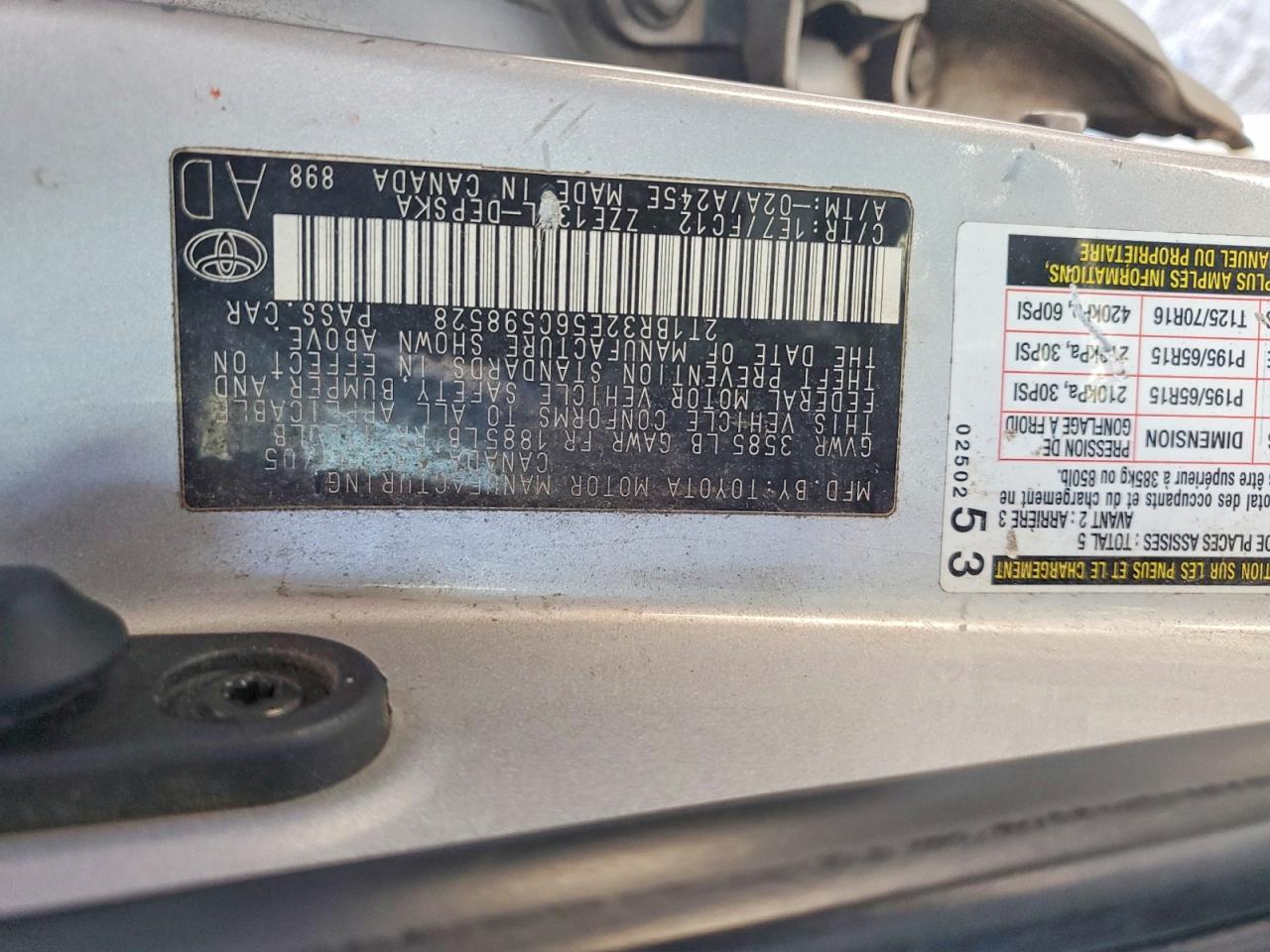 2006 TOYOTA COROLLA S photo 23