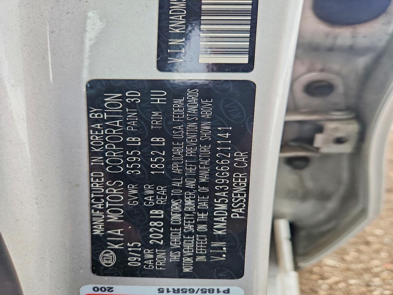 2016 KIA RIO LX photo 23