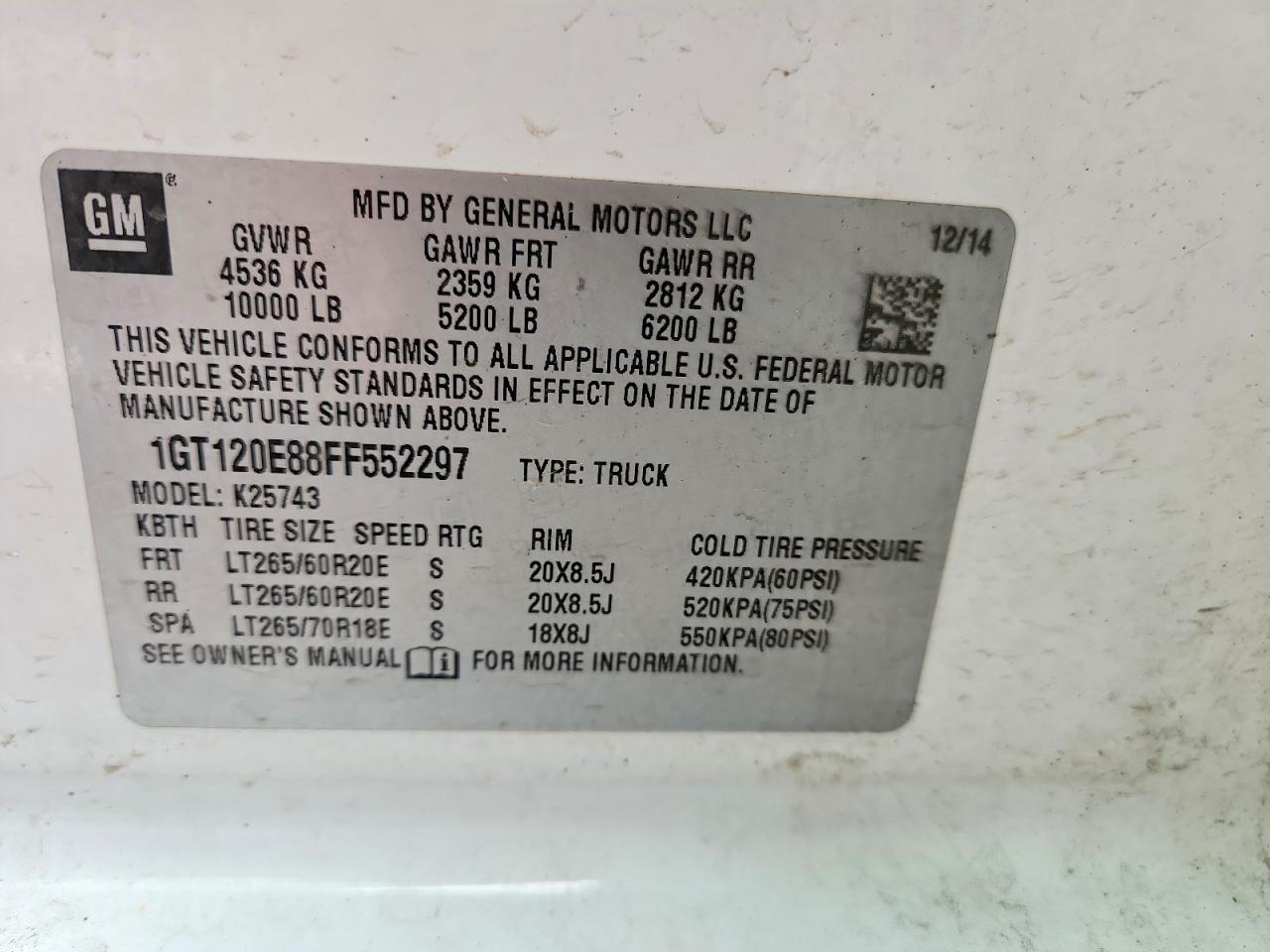 2015 GMC SIERRA K2500 DENALI photo 23