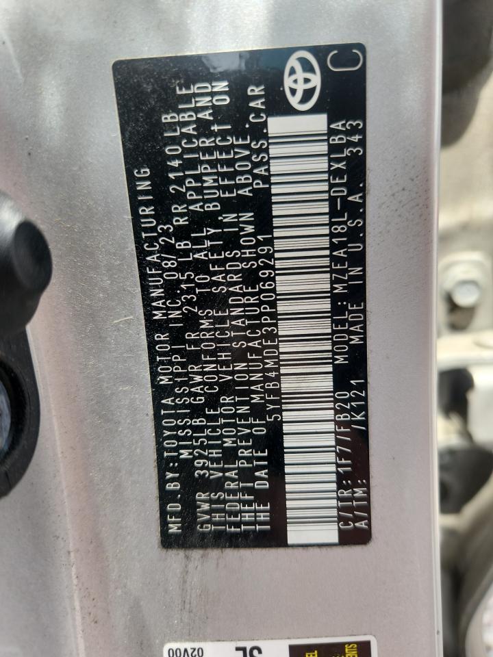 2023 TOYOTA COROLLA LE photo 25