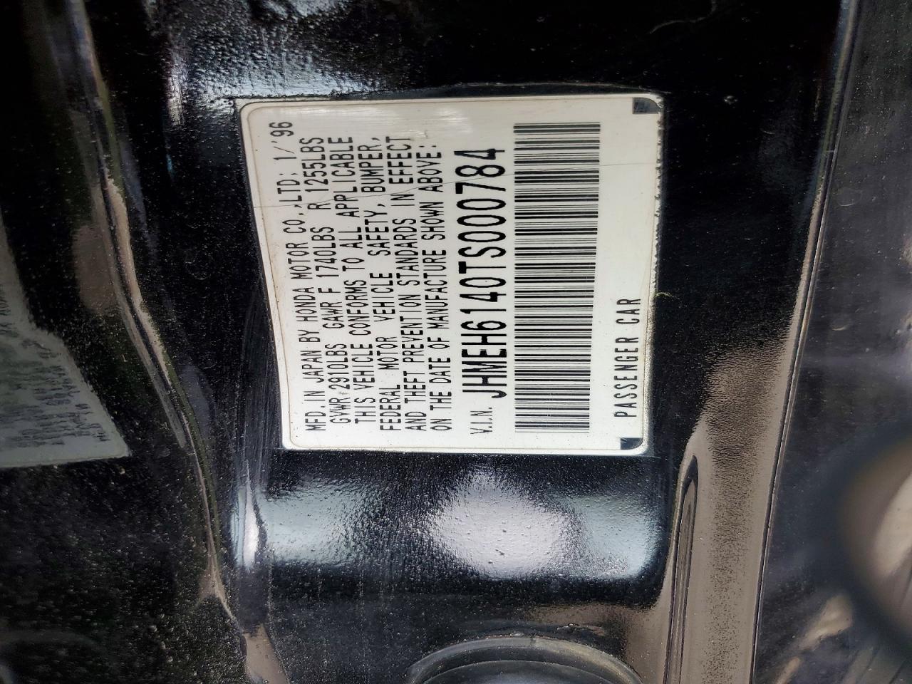 1996 HONDA CIVIC DEL SOL S photo 23