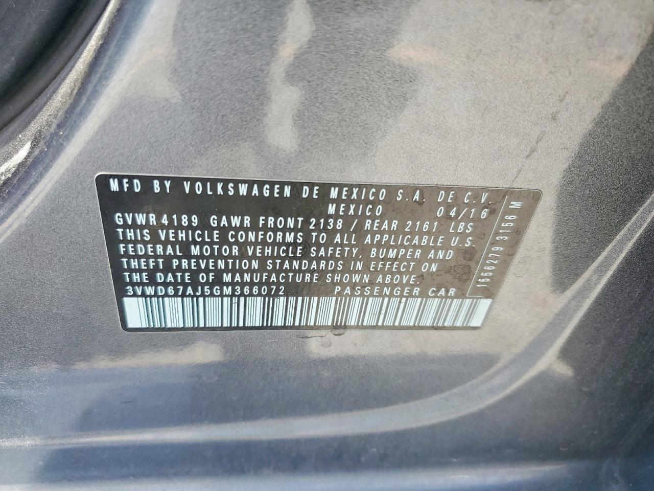 2016 VOLKSWAGEN JETTA SE photo 23