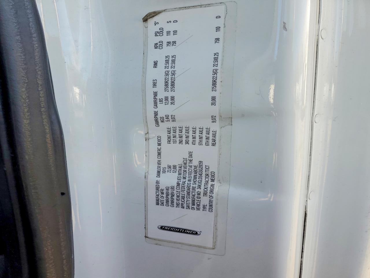 2016 FREIGHTLINER CASCADIA 125 photo 19