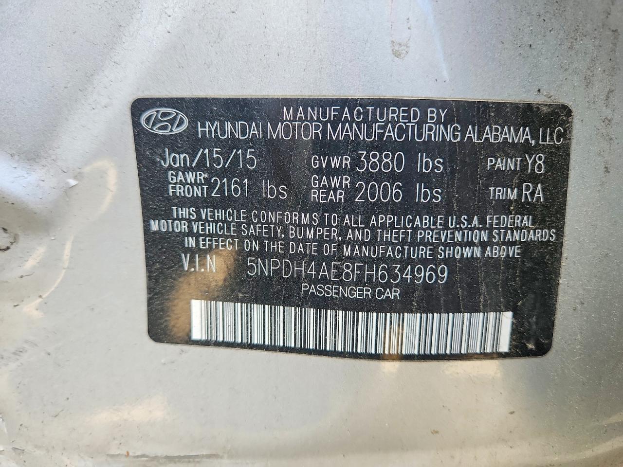 2015 HYUNDAI ELANTRA SE photo 23