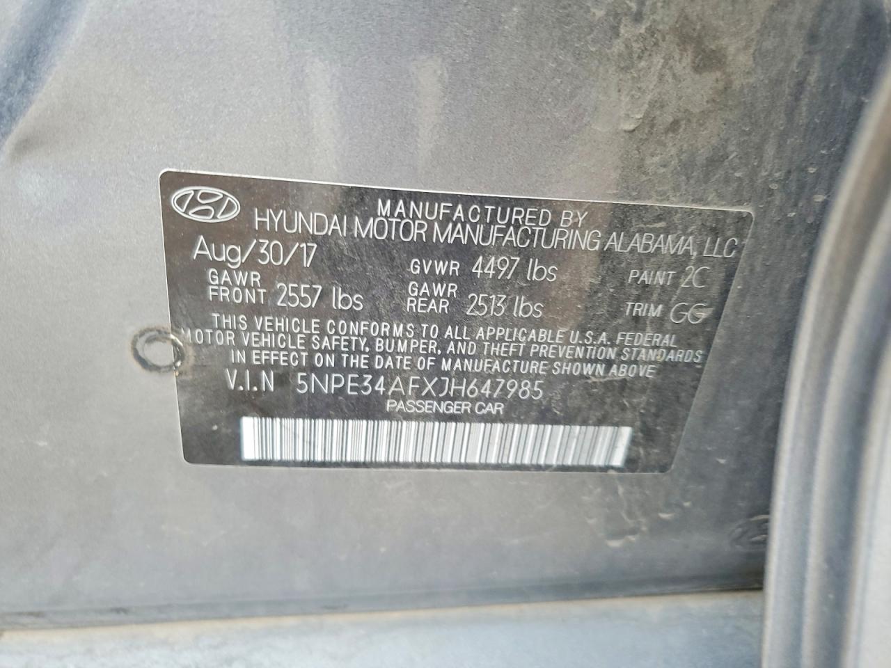 2018 HYUNDAI SONATA LIMITED photo 34