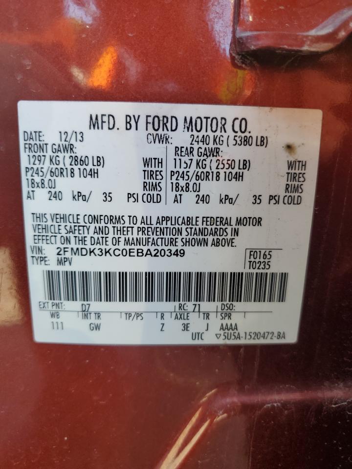 2014 FORD EDGE LIMITED photo 37