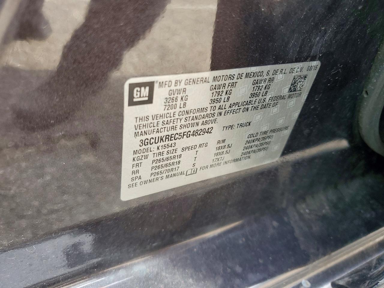 2015 CHEVROLET SILVERADO K1500 LT photo 23