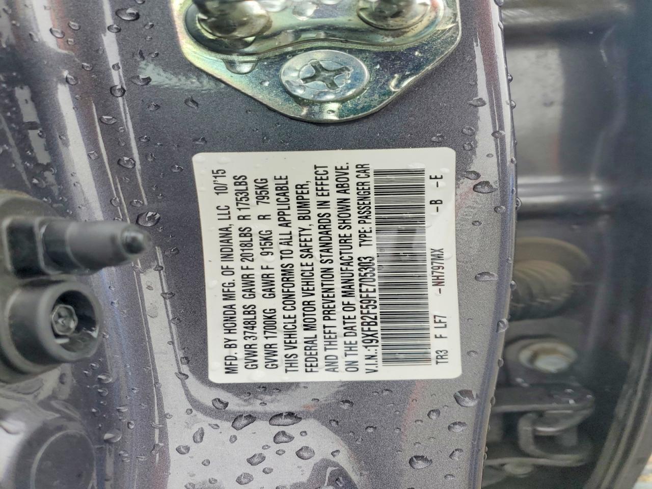 2015 HONDA CIVIC LX photo 37