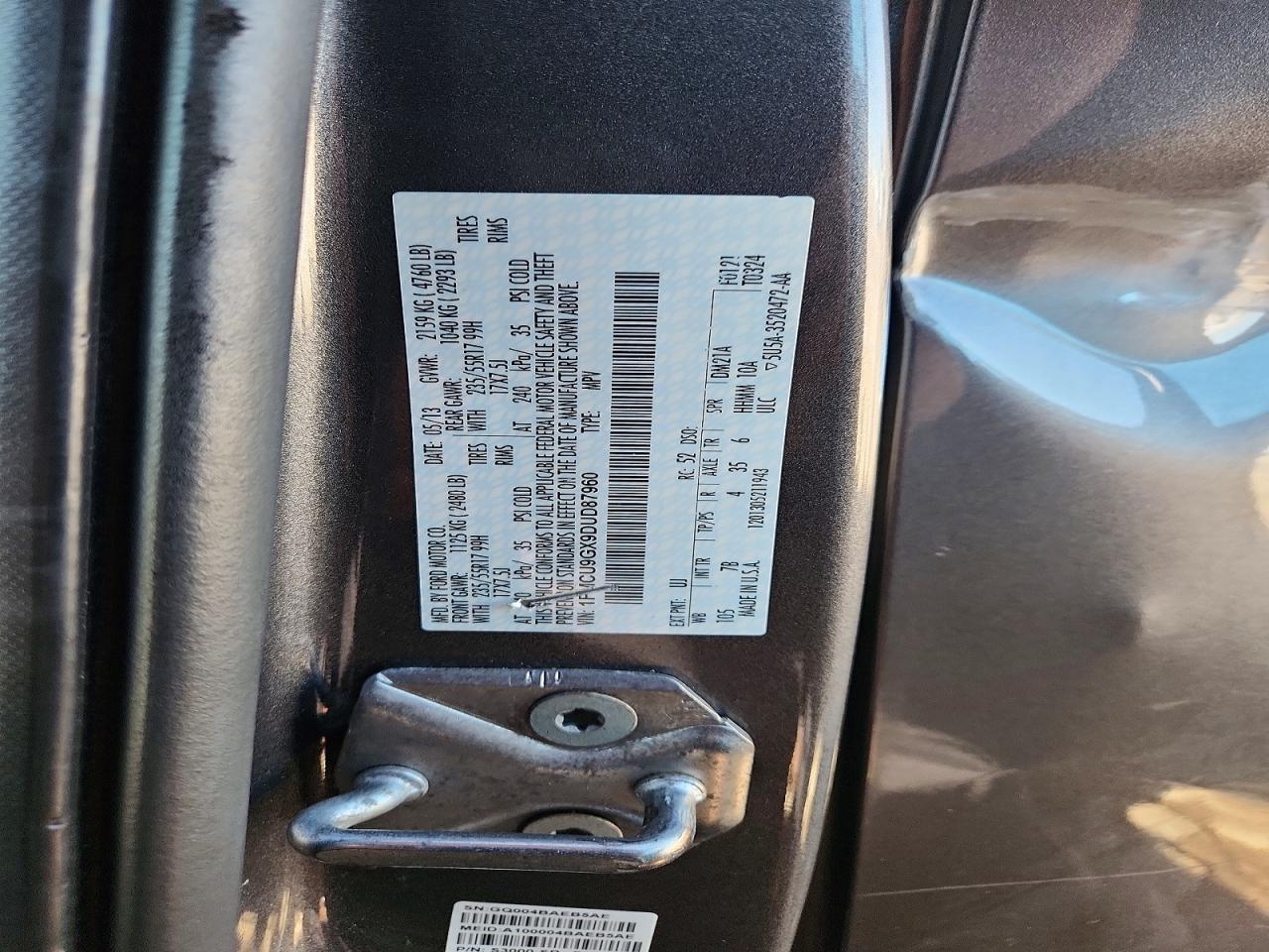 2013 FORD ESCAPE SE photo 37