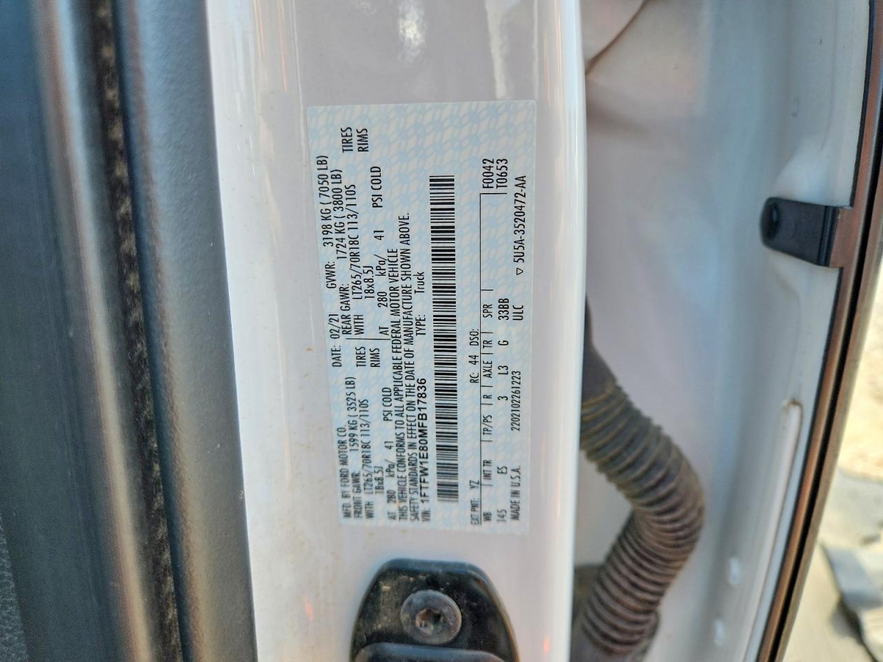 2021 FORD F150 SUPERCREW photo 34