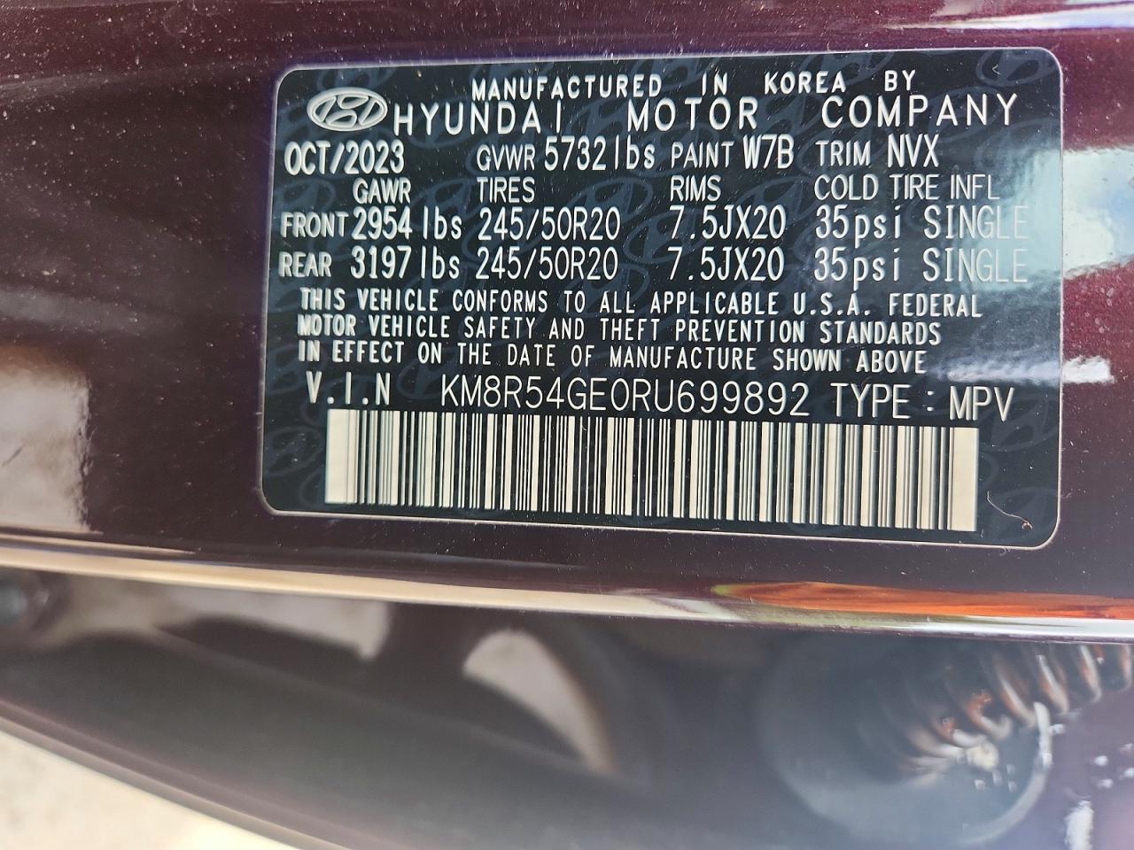2024 HYUNDAI PALISADE LIMITED photo 27