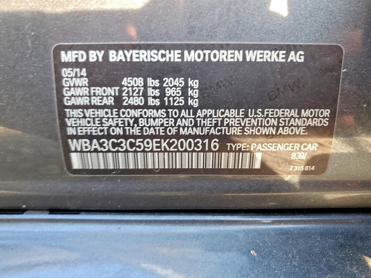 2014 BMW 320 I XDRIVE photo 12