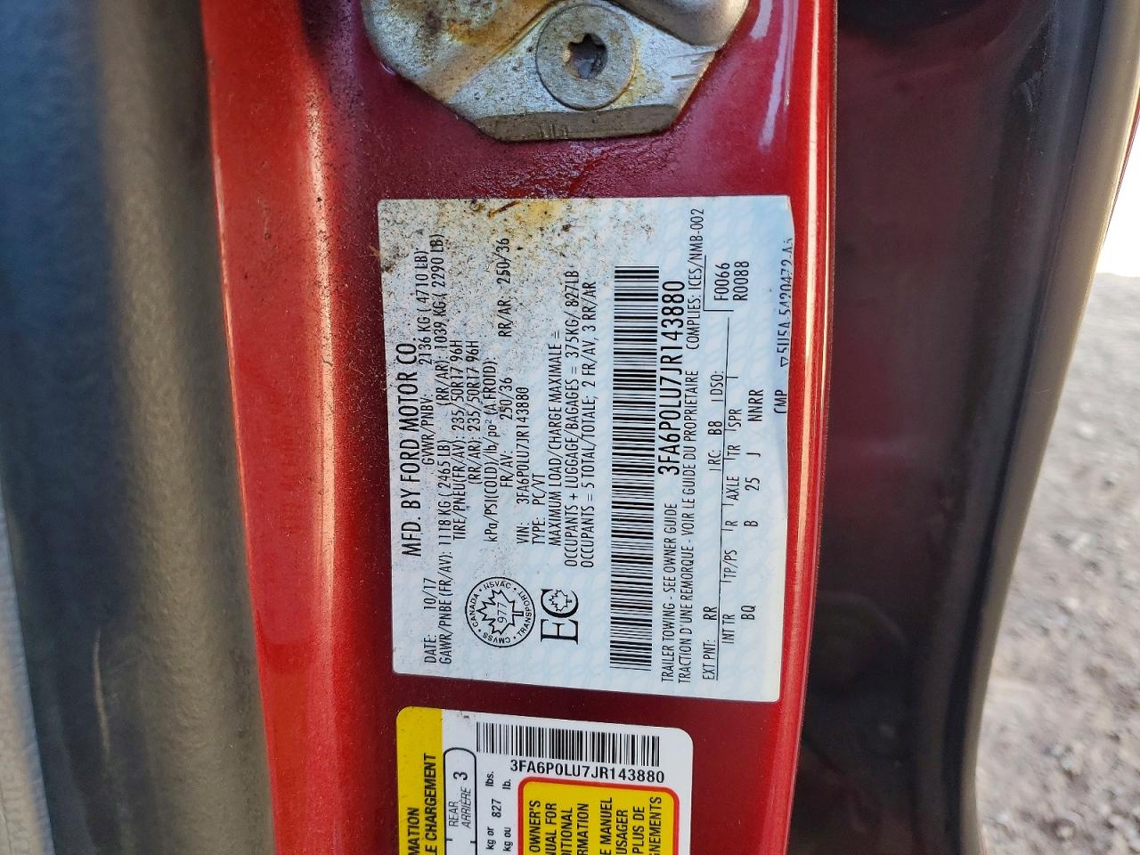 2018 FORD FUSION SE HYBRID photo 12