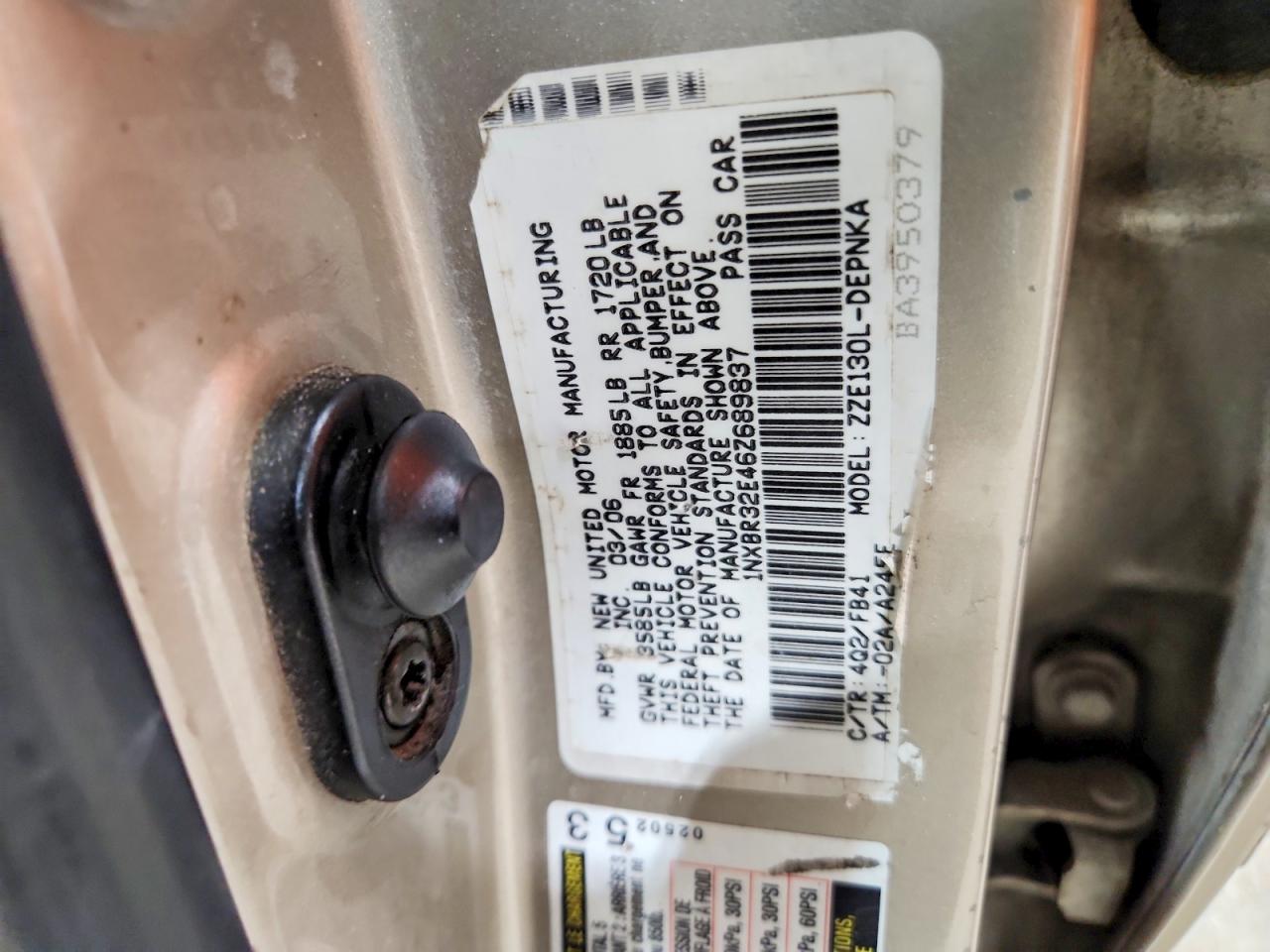 2006 TOYOTA COROLLA LE photo 34