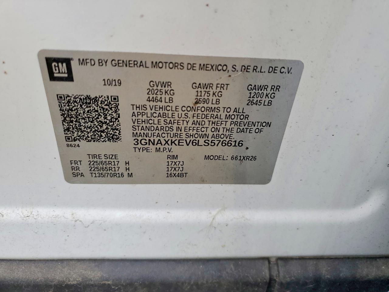 2020 CHEVROLET EQUINOX LT photo 13