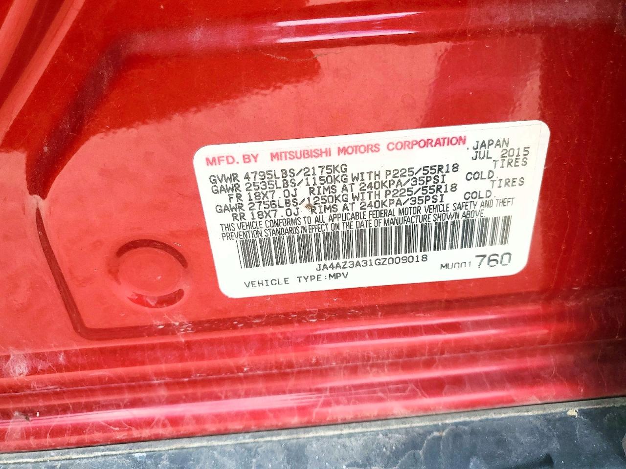 2016 MITSUBISHI OUTLANDER SE photo 34