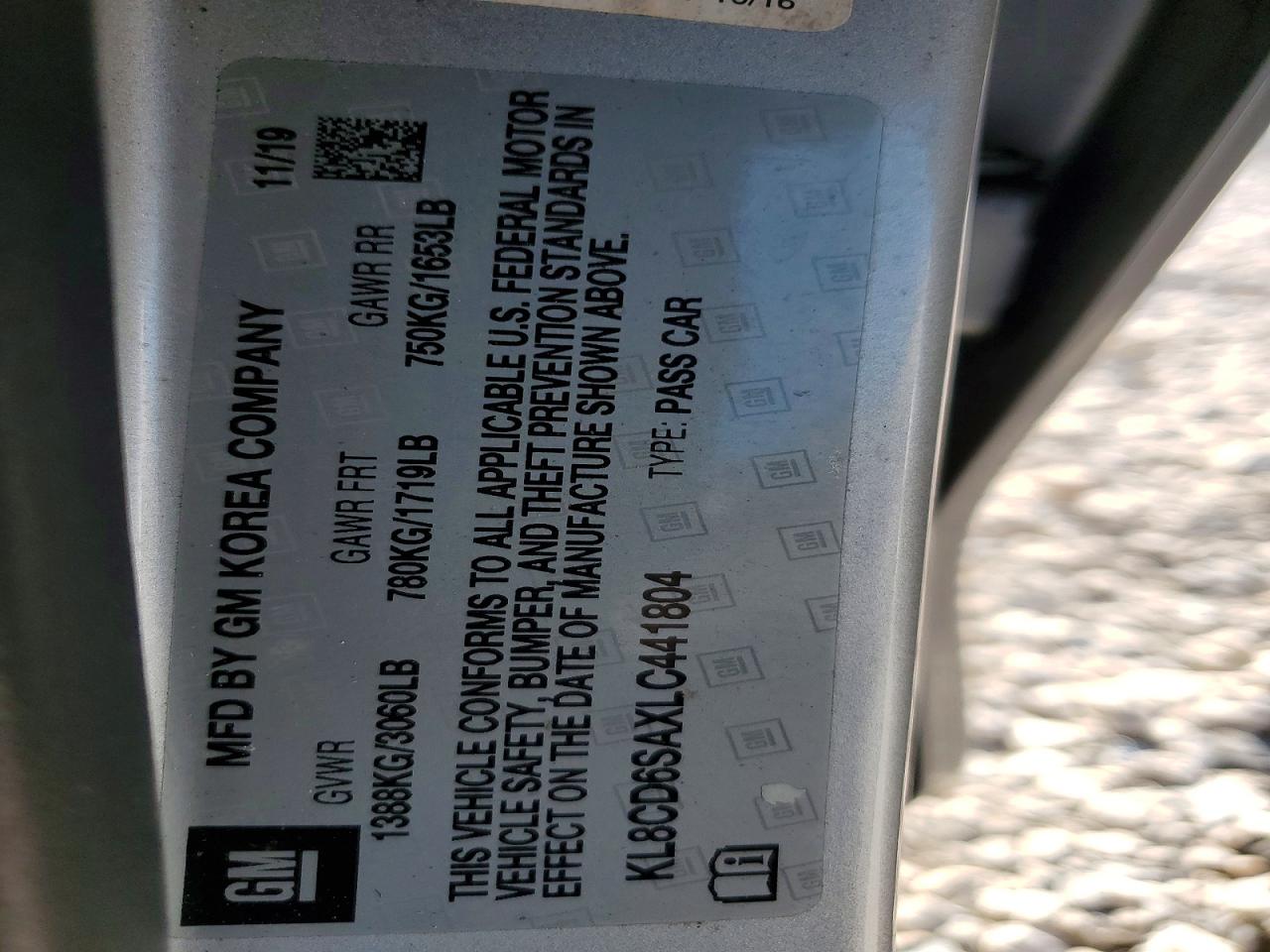 2020 CHEVROLET SPARK 1LT photo 13