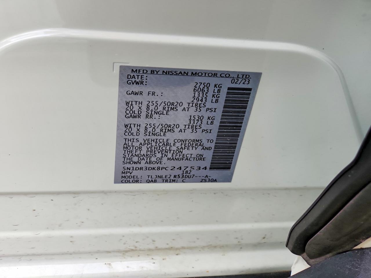 2023 NISSAN PATHFINDER PLATINUM photo 34