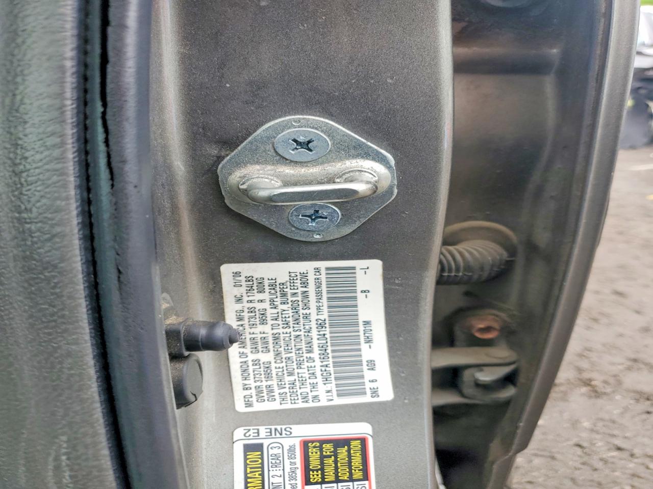 2006 HONDA CIVIC EX photo 23