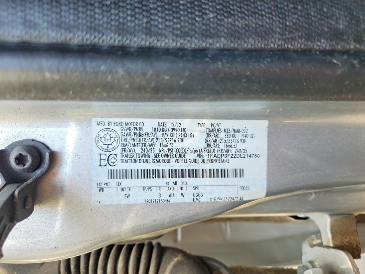 2013 FORD FOCUS SE photo 23