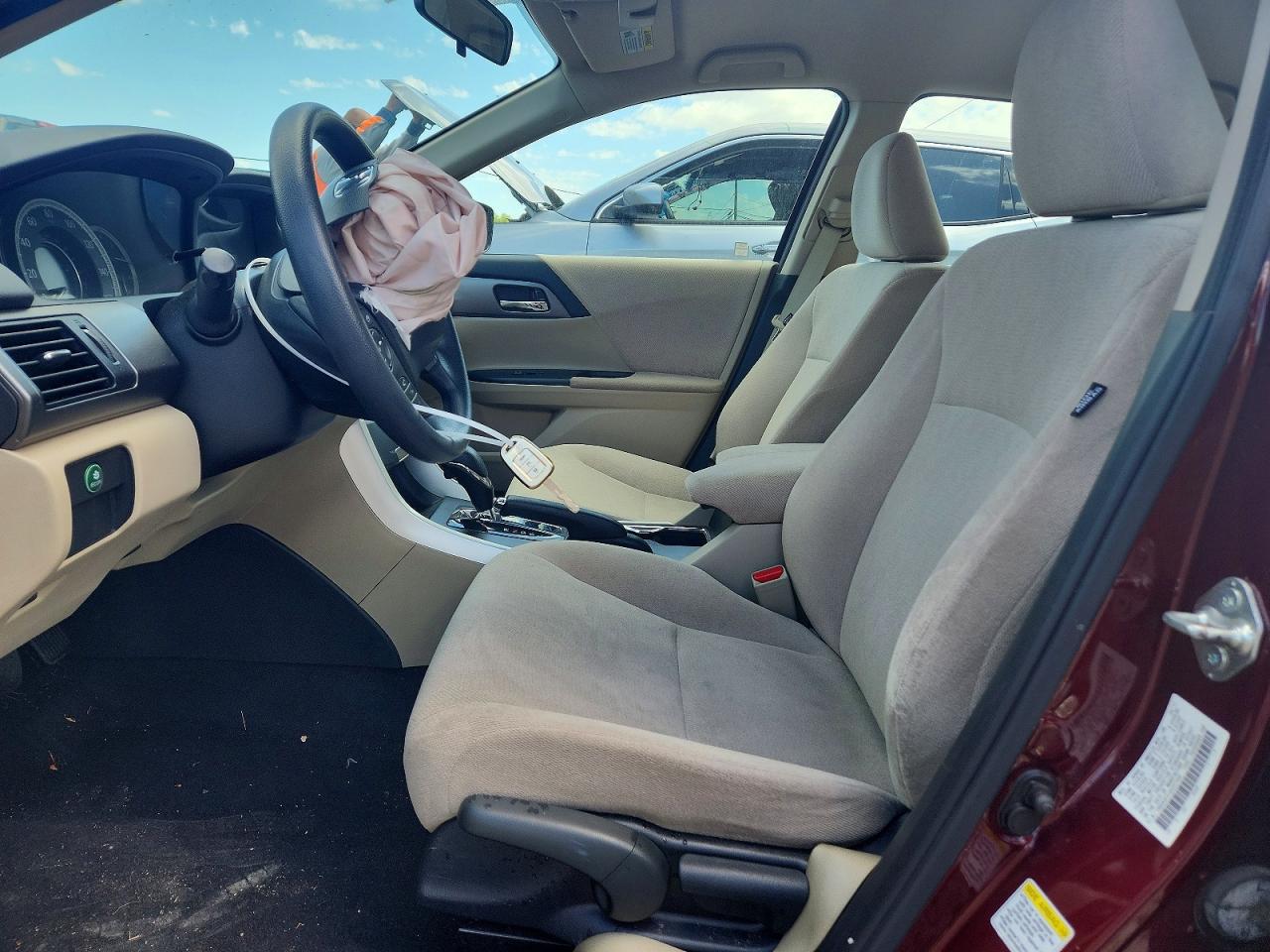 2013 HONDA ACCORD LX photo 7