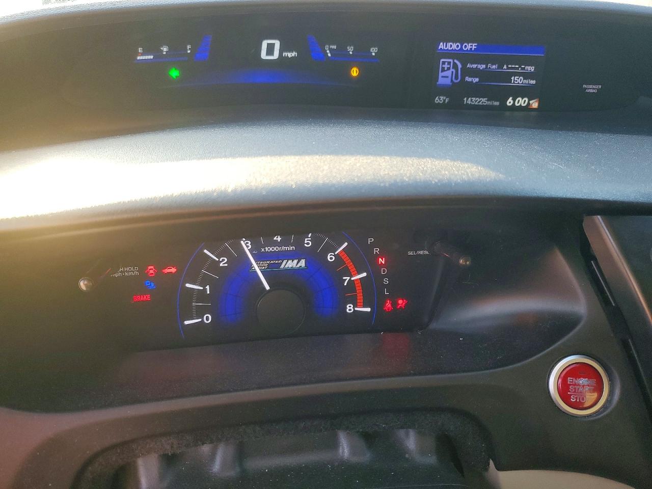 2015 HONDA CIVIC HYBRID photo 9
