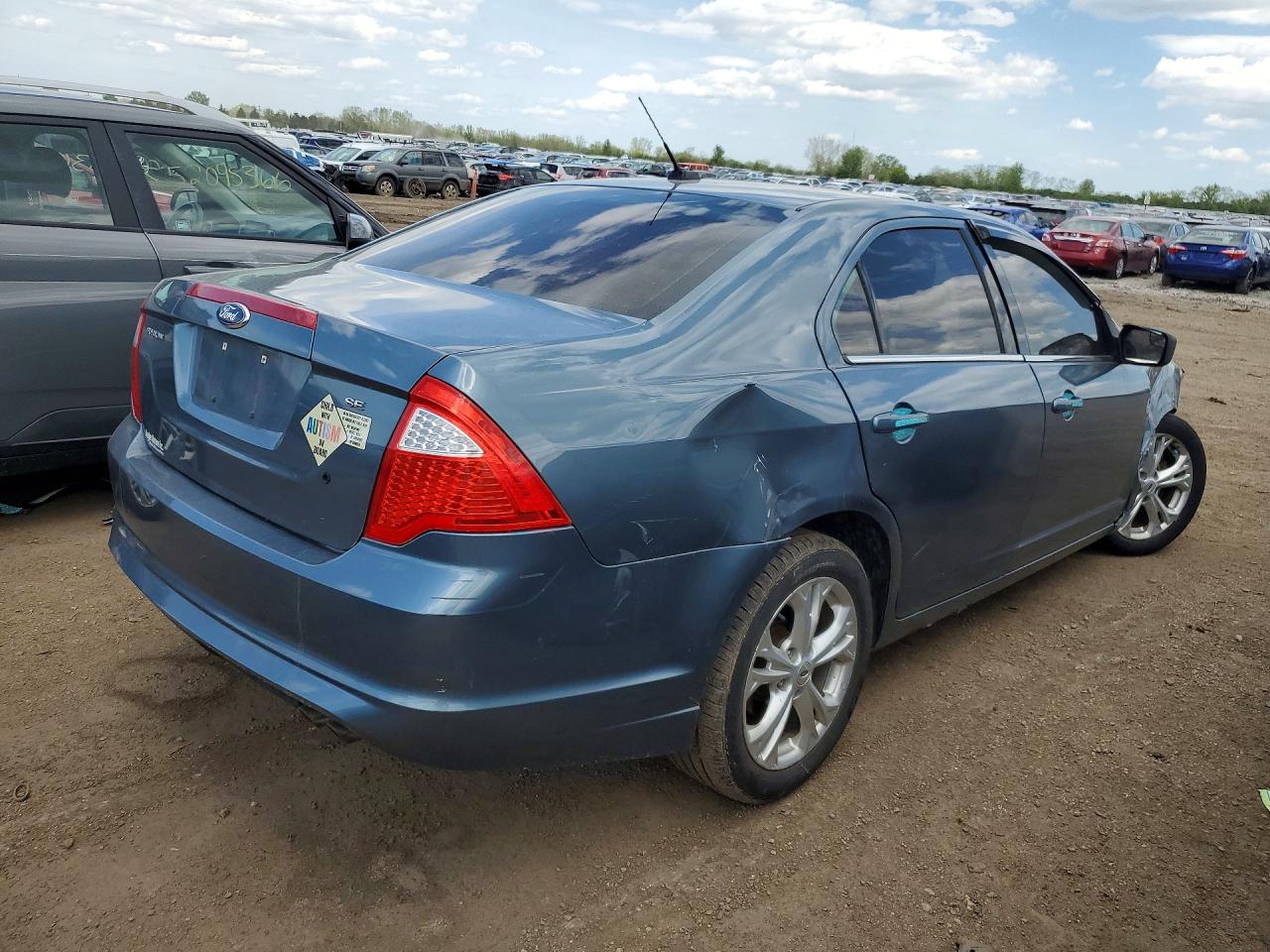 2012 FORD FUSION photo 7
