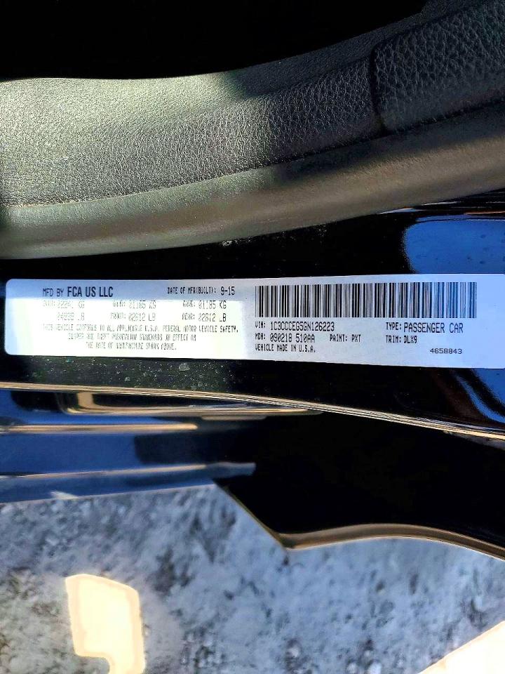 2016 CHRYSLER 200 C photo 23